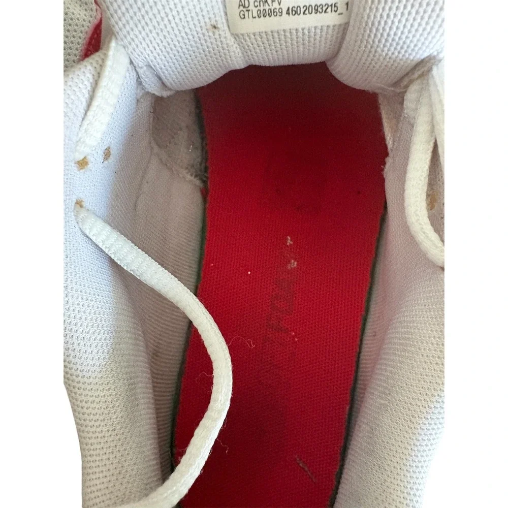 Puma‎ Electron E Pro White Red Black Mens Sneakers 397317-14 Size 8.5